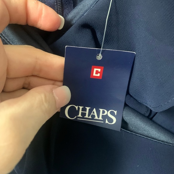 Chaps Dress - Navy Blue - Size 10 - NWT- Flowy and Beautiful - Picture 3 of 4